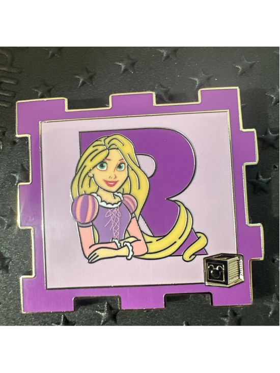 Disney Accessories - 2026 Disney A-2-Z Event Alphabet Mystery Block LR Rapunzel pin